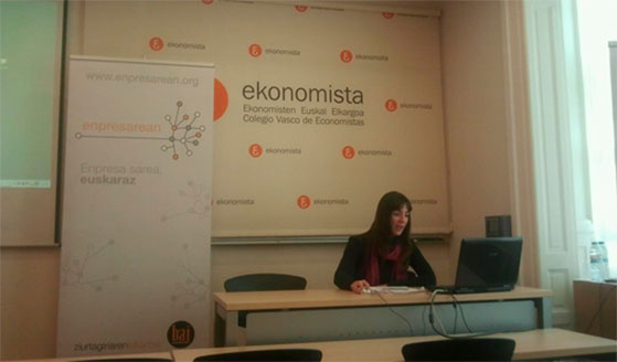 10 años en 3D, emprendimientos y aprendizajes 5 Euskalit_Enpresarean2012. Hirudart, Amaia Elu