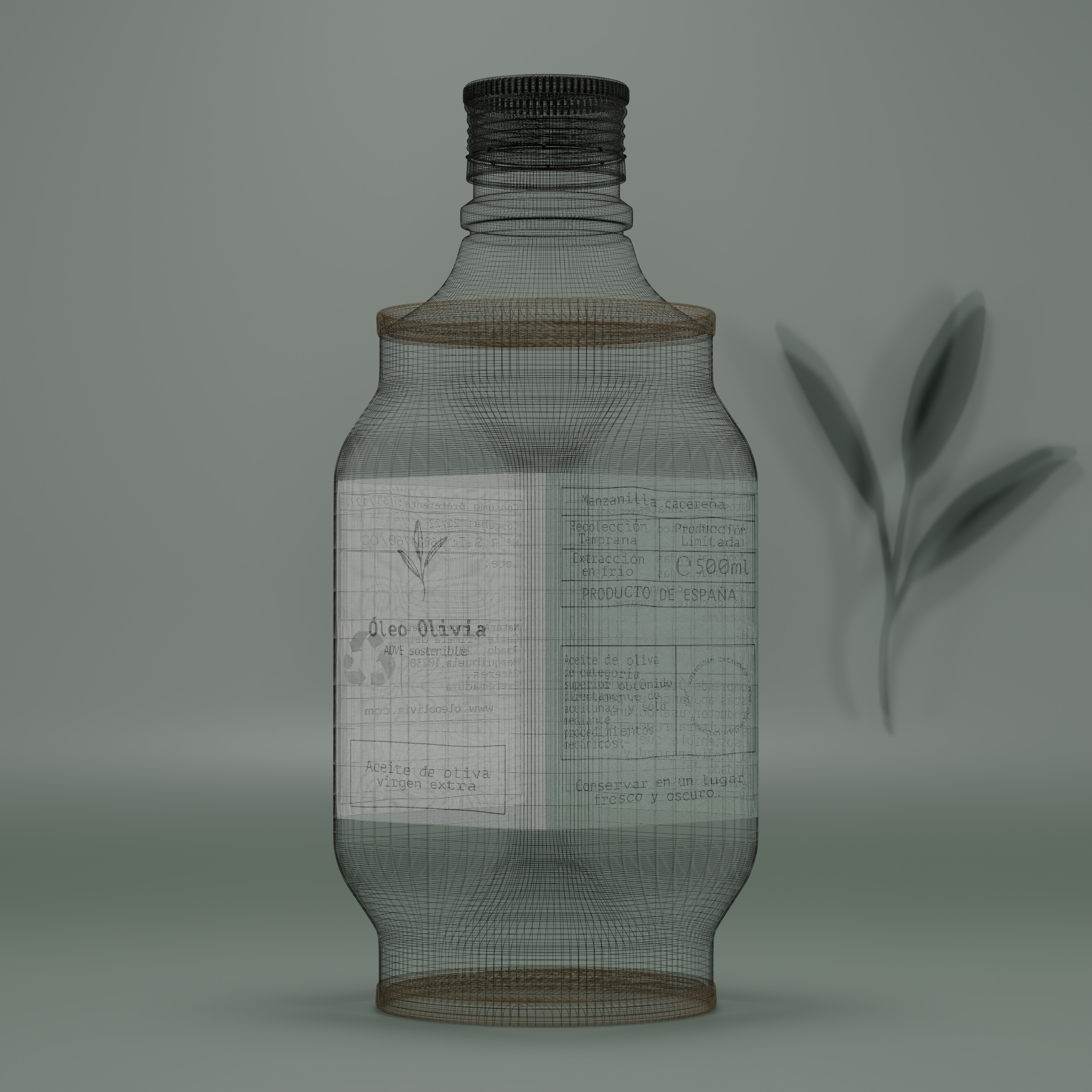 Render 3D wireframe 