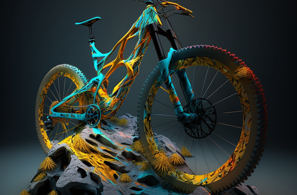 Imagen 3D creada con Inteligencia Artificial